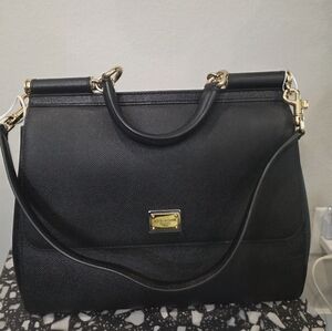 Dolce & Gabbana Sicily top-handle bag in Dauphine text